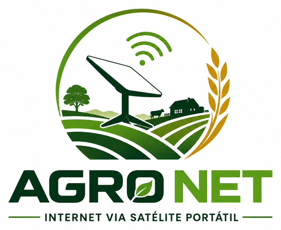 AgroNet — Internet via satélite portátil